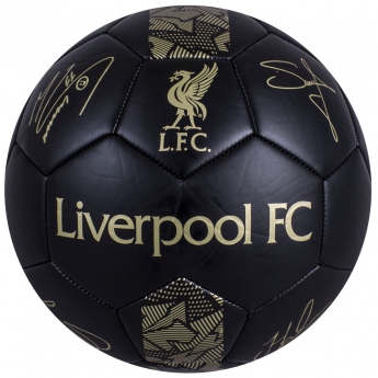 FC Liverpool fotbalový míč Signature Gold PH - size 5