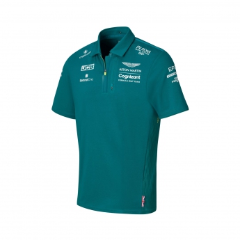 Aston Martin pánské polo tričko green F1 Team 2022