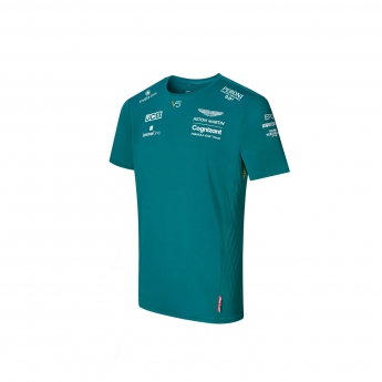 Aston Martin pánské tričko Vettel green F1 Team 2022