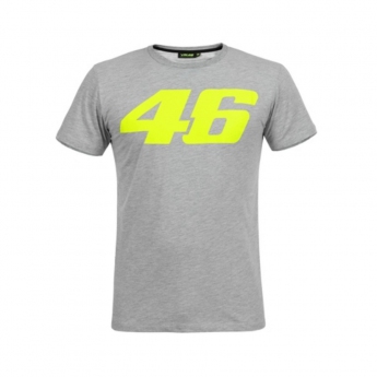 Valentino Rossi pánské tričko grey VR46 yellow Core