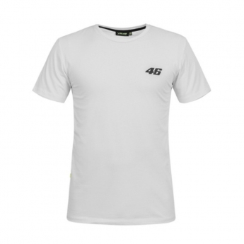 Valentino Rossi pánské tričko white logo VR46 black Core