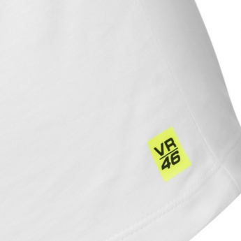 Valentino Rossi pánské tričko white logo VR46 black Core