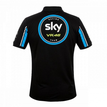 Valentino Rossi pánské polo tričko black Sky VR46 Racing Team