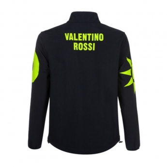 Valentino Rossi pánská bunda black softshell Classic (Sole e Luna) 2019