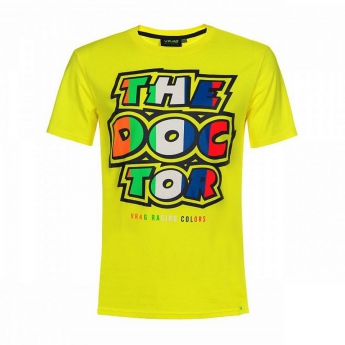 Valentino Rossi pánské tričko yellow Classic racing colors 2019