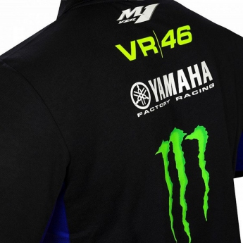 Valentino Rossi pánské polo tričko VR46 - Yamaha black 2019