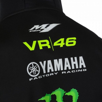 Valentino Rossi pánská mikina s kapucí VR46 - Yamaha black 2019
