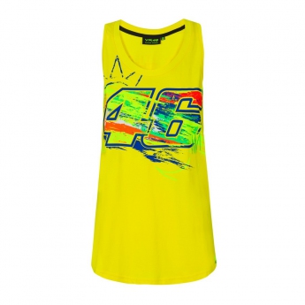 Valentino Rossi dámské tílko VR46 - Classic yellow (colors of the sun) 2020