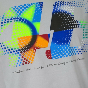 Valentino Rossi pánské tričko VR46  -  Sun and Moon grey 2022