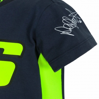 Valentino Rossi dětské tričko VR46  -  Classic black 2022