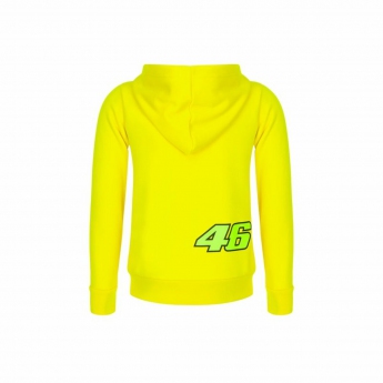 Valentino Rossi dětská mikina s kapucí VR46  -  The Doctor yellow 2022