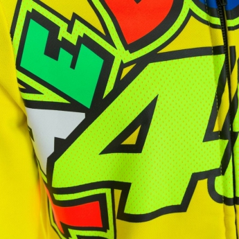 Valentino Rossi dětská mikina s kapucí VR46  -  The Doctor yellow 2022