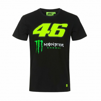 Valentino Rossi pánské tričko VR46  -  Dual Monster Energy black 2022