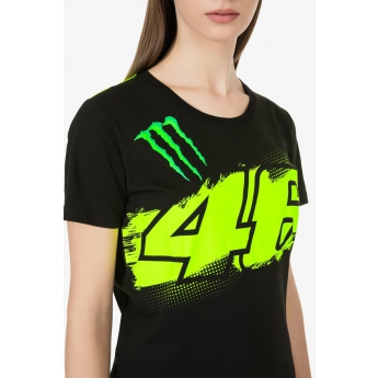 Valentino Rossi dámské tričko Monza 46 Monster Energy black 2022