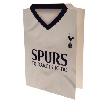 Tottenham Hotspur blahopřání Blank Card Shirt
