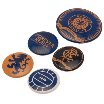 FC Rangers set odznáčků Button Badge Set