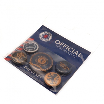 FC Rangers set odznáčků Button Badge Set