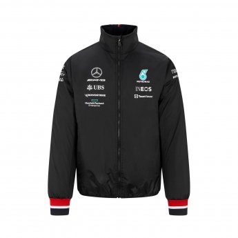 Mercedes AMG Petronas pánská bunda Padded jacket black F1 Team 2022