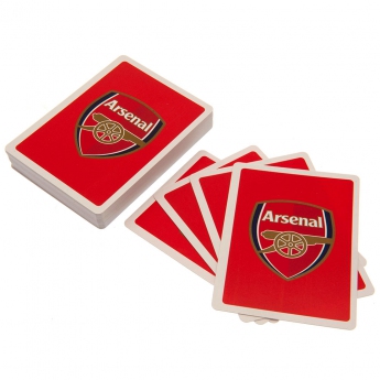 FC Arsenal hrací karty red