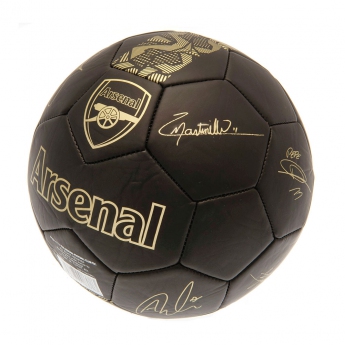 FC Arsenal fotbalový mini míč Skill Ball Signature Gold PH size 1