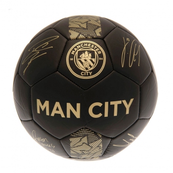 Manchester City fotbalový mini míč Skill Ball Signature Gold PH size 1