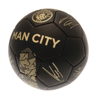 Manchester City fotbalový mini míč Skill Ball Signature Gold PH size 1