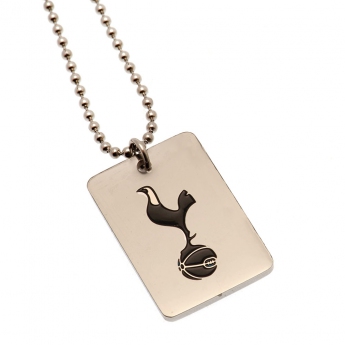 Tottenham Hotspur psí známka na krk Enamel Crest Dog Tag & Chain