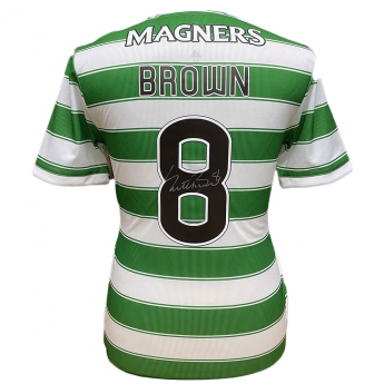 Legendy fotbalový dres Celtic 2021-22 Brown Signed Shirt
