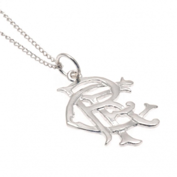 FC Rangers řetízek na krk s přívěškem Sterling Silver Pendant & Chain Small