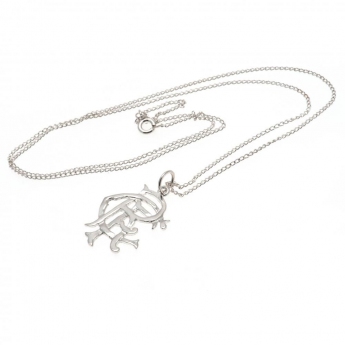 FC Rangers řetízek na krk s přívěškem Sterling Silver Pendant & Chain Small