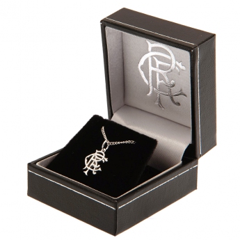 FC Rangers řetízek na krk s přívěškem Sterling Silver Pendant & Chain Small