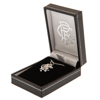 FC Rangers řetízek na krk s přívěškem Sterling Silver Pendant & Chain Medium