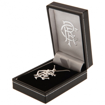 FC Rangers řetízek na krk s přívěškem Sterling Silver Pendant & Chain Fixed