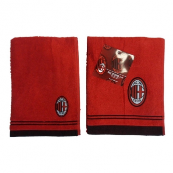 AC Milan set ručníků red