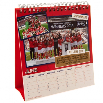 FC Arsenal kalendář Desktop Calendar 2023