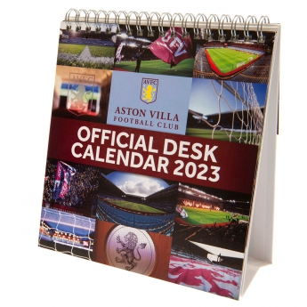 Aston Villa kalendář Desktop Calendar 2023