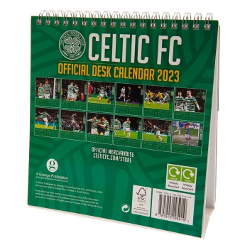 FC Celtic kalendář Desktop Calendar 2023