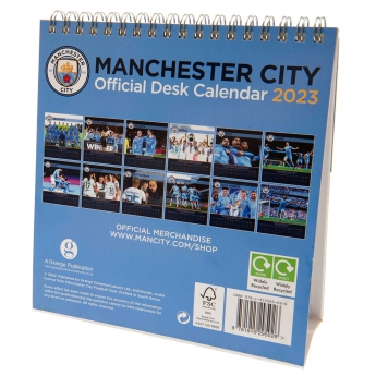 Manchester City kalendář Desktop Calendar 2023