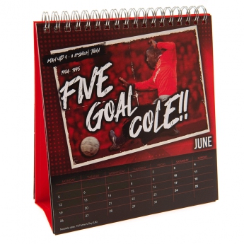 Manchester United kalendář Desktop Calendar 2023