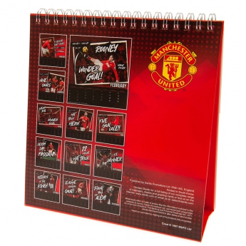 Manchester United kalendář Desktop Calendar 2023