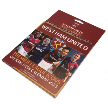 West Ham United kalendář Desktop Calendar 2023