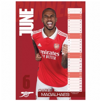 FC Arsenal kalendář A3 Calendar 2023