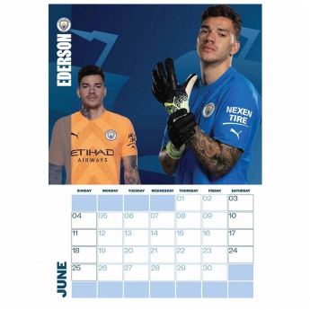 Manchester City kalendář A3 Calendar 2023