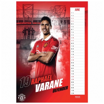 Manchester United kalendář A3 Calendar 2023