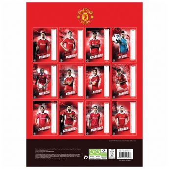 Manchester United kalendář A3 Calendar 2023