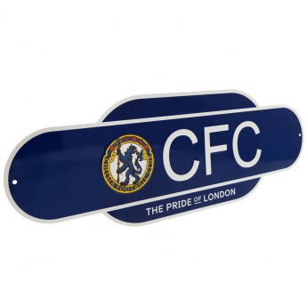 FC Chelsea cedule na zeď Colour Retro Sign