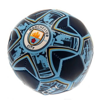 Manchester City fotbalový mini míč 4 inch Soft Ball