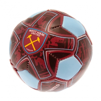 West Ham United fotbalový mini míč 4 inch Soft Ball