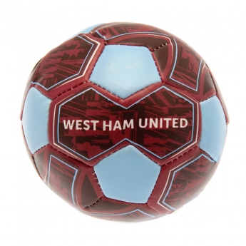 West Ham United fotbalový mini míč 4 inch Soft Ball