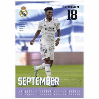 Real Madrid kalendář A3 Calendar 2023